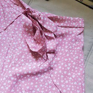 High waisted heart shorts